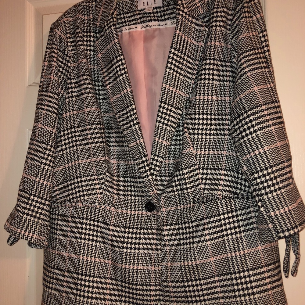 3/4 sleeve blazer
